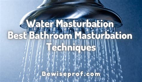 water masturbation